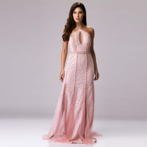 Vestido em Renda Trabalhada e Bordada