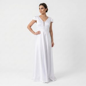 Vestido de Noiva em Crepe